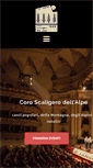 Mobile Screenshot of coroscaligerodellalpe.com